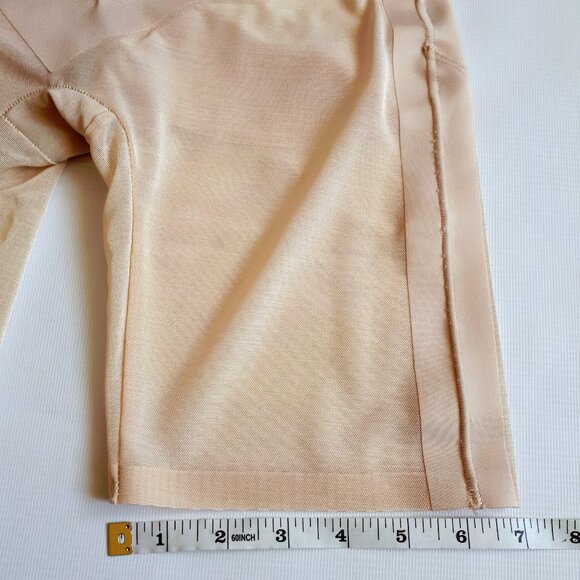 NWOT UNDER WHERE? Power Mesh High Waist Control Shorts in Nude Beige - Picture 7 of 8